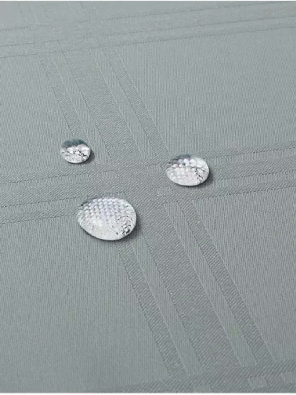 Classic Gray Plaid Tablecloth - Elegant Home Dining